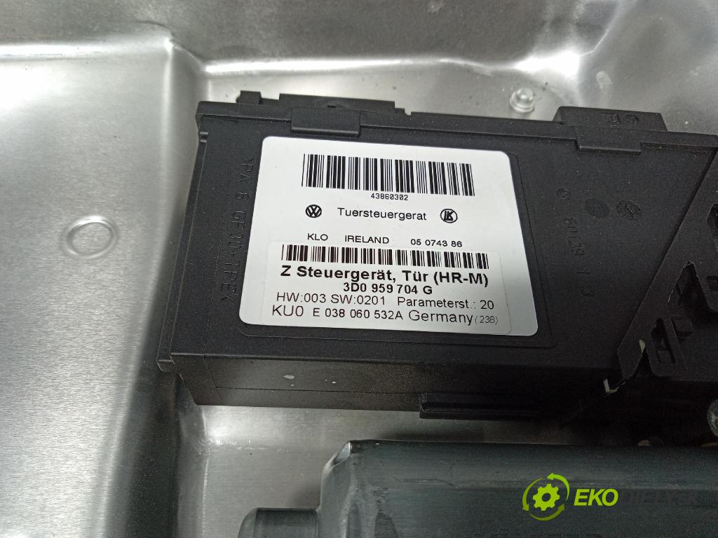 Vw Phaeton 2012 mechanismus stahování Sklenka: Zad: v pravo: 3D4839756