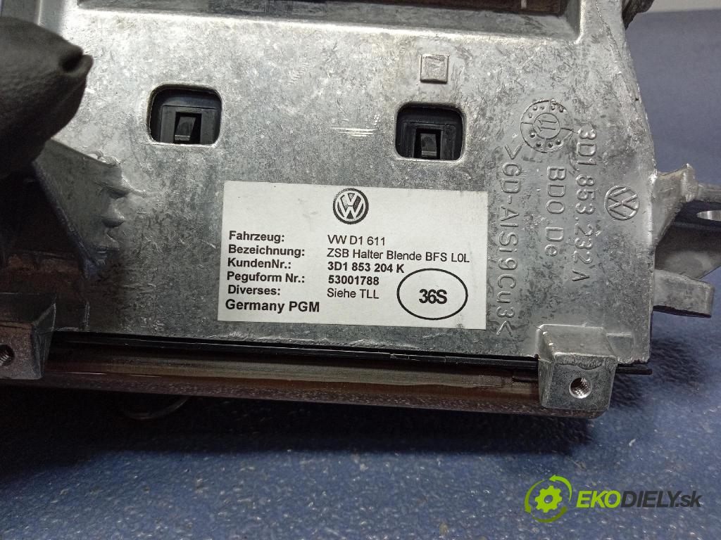 Vw Phaeton 2012 Mřížky Proud vzduchu Vzduch: 3D0919204C
