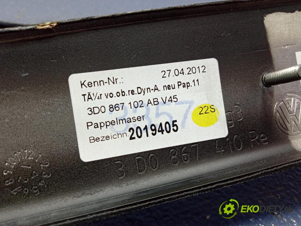 Vw Phaeton 2012 lišta Dekoratívní: Uvnitř 3D0837114