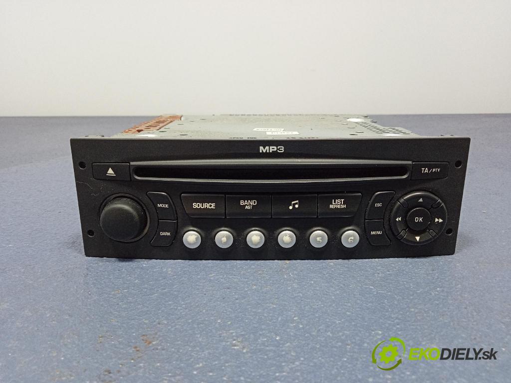 Citroen C2 2008 Radio I Navigácia: 96643698XT