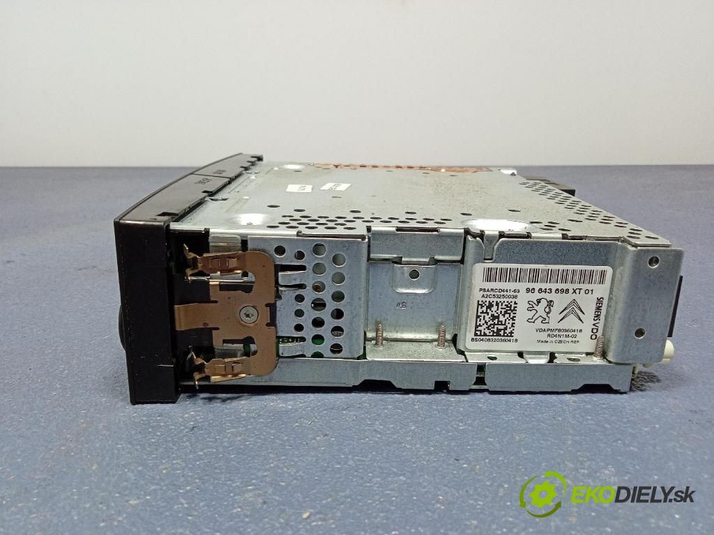 Citroen C2 2008 Radio I Navigácia: 96643698XT