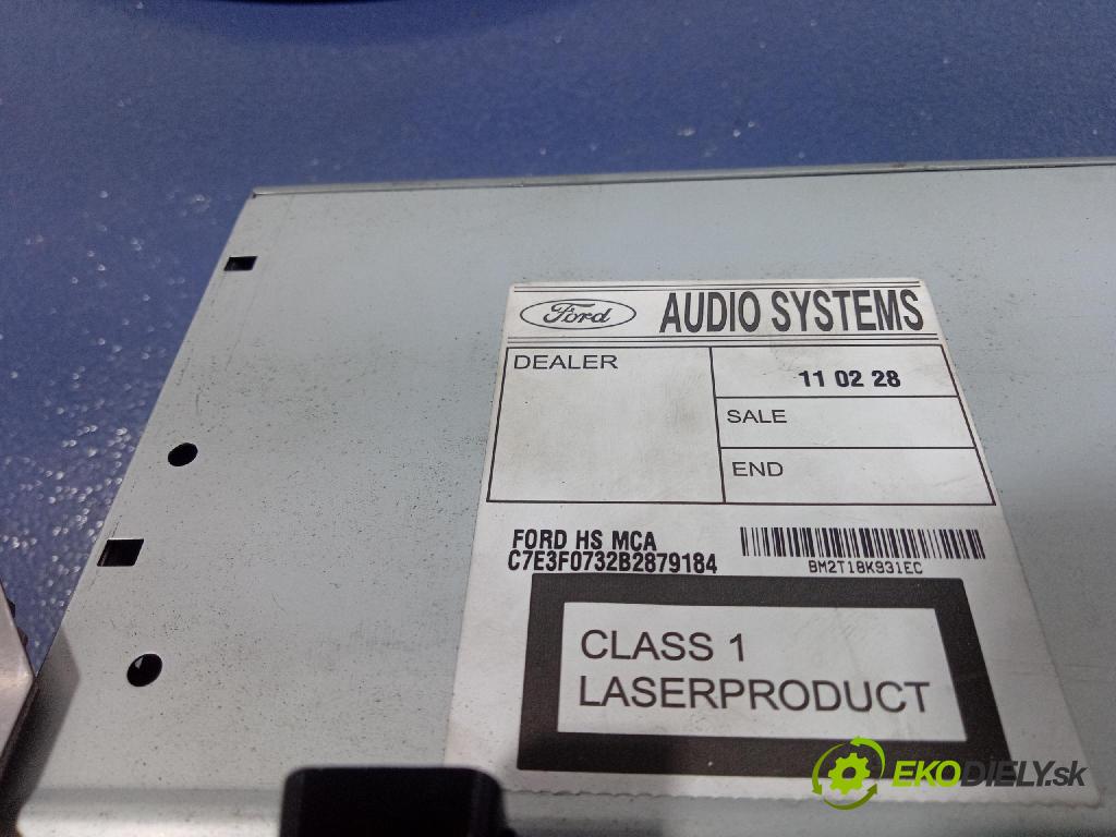 Ford S-max 2011 Radio I Navigácia: BM2T18K931EC