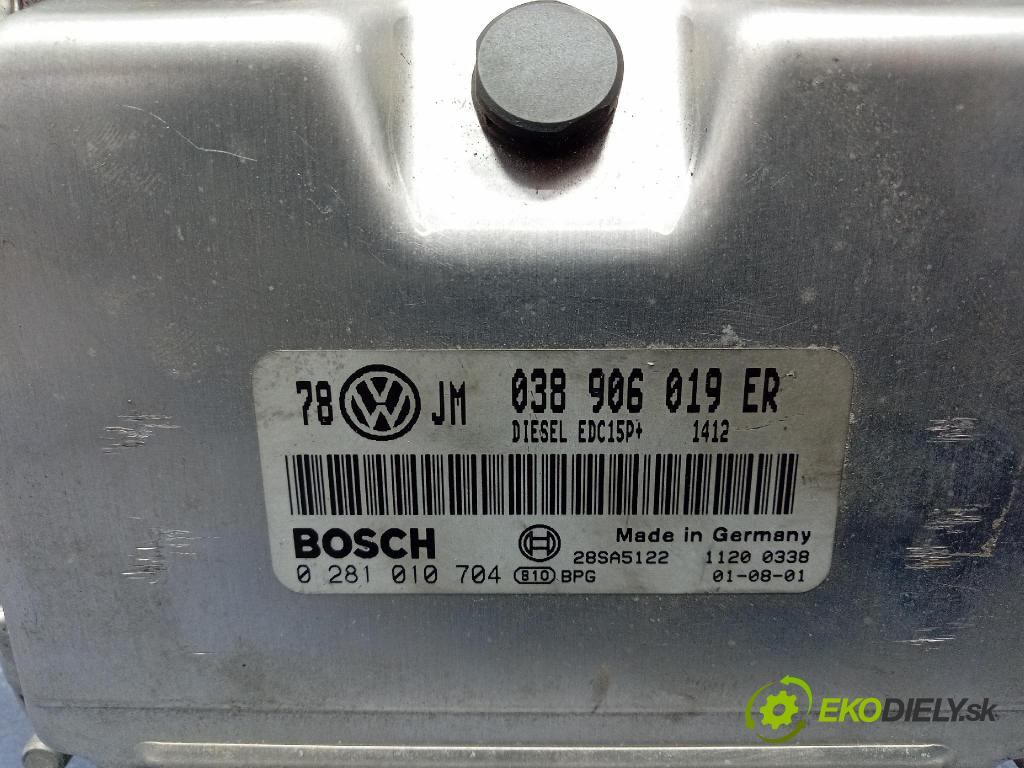 Volkswagen Passat 2001 riadiaca jednotka Motor: 038906019ER