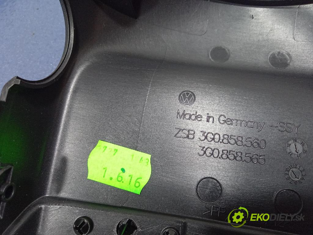 Vw Passat 2016 Přístrojová deska 3G0920751B