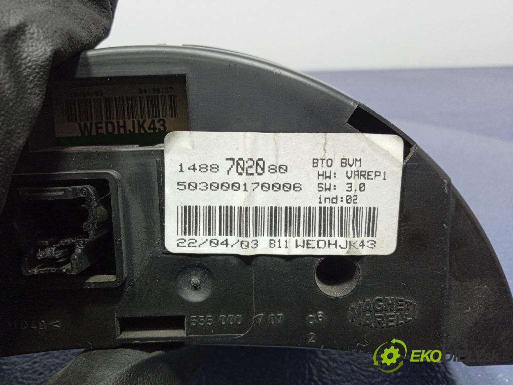 Citroen C8 2003 Přístrojová deska 1488702080