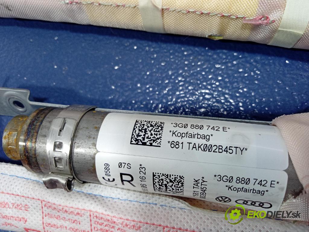 Vw Passat 2016 Airbag: clona x 3G0880742E