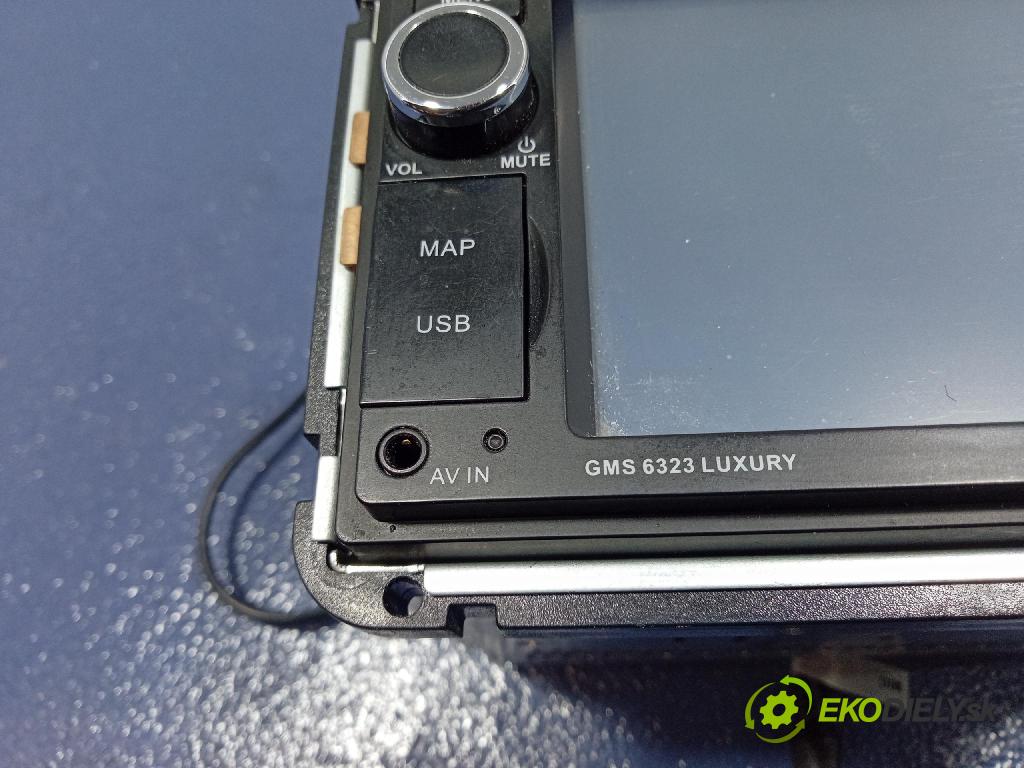 Alfa romeo 159 2007 Radio I Navigace: GMS 6323 LUXURY