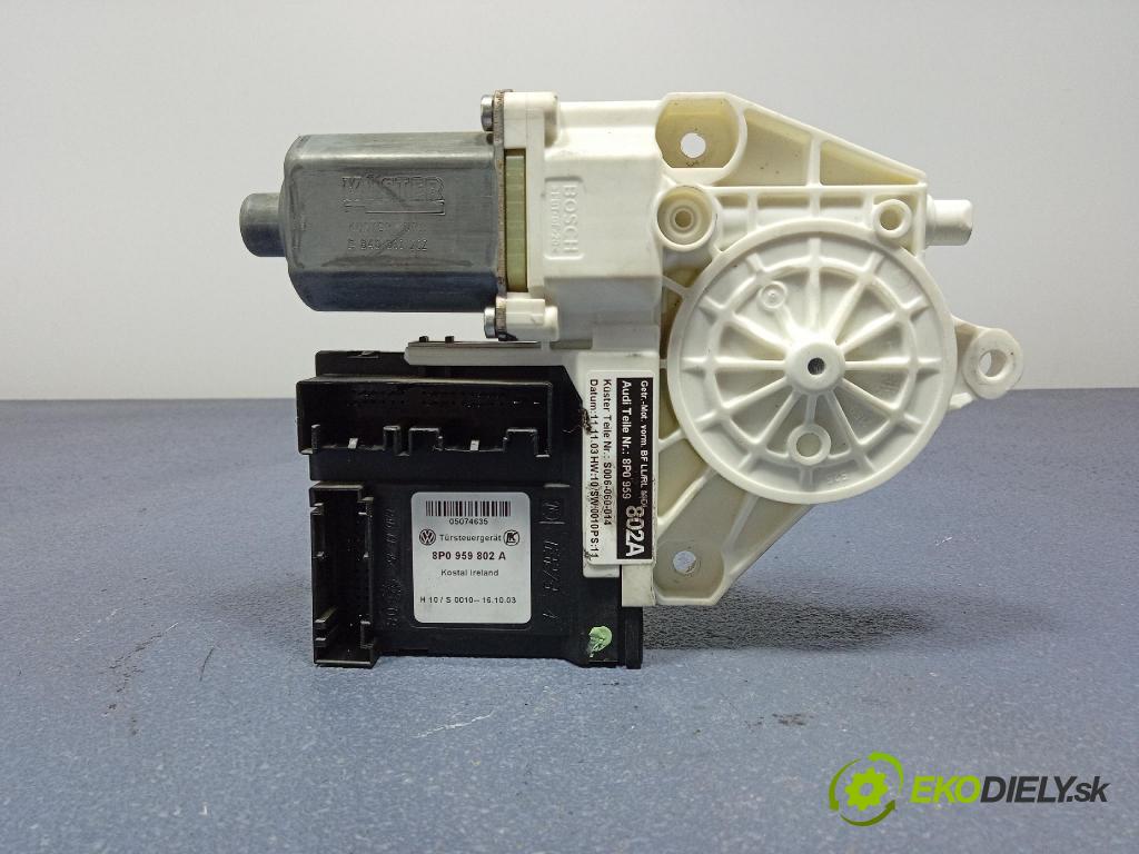 Audi A3 2004 mechanismus stahování Sklenka: před v pravo: 8P0959802A