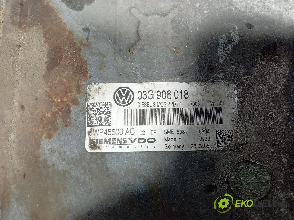Vw Passat 2005 riadiaca jednotka Motor: 03G906018
