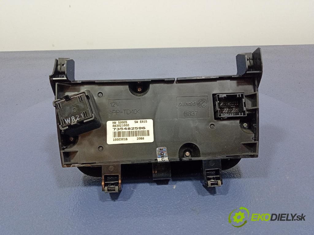 Fiat Punto 2009 prepínač Klimatizácia: Prúd vzduchu: 735482596