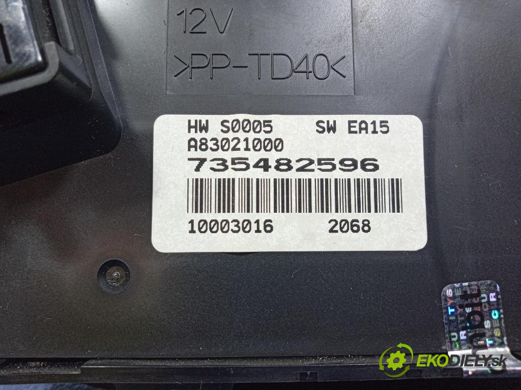 Fiat Punto 2009 prepínač Klimatizácia: Prúd vzduchu: 735482596