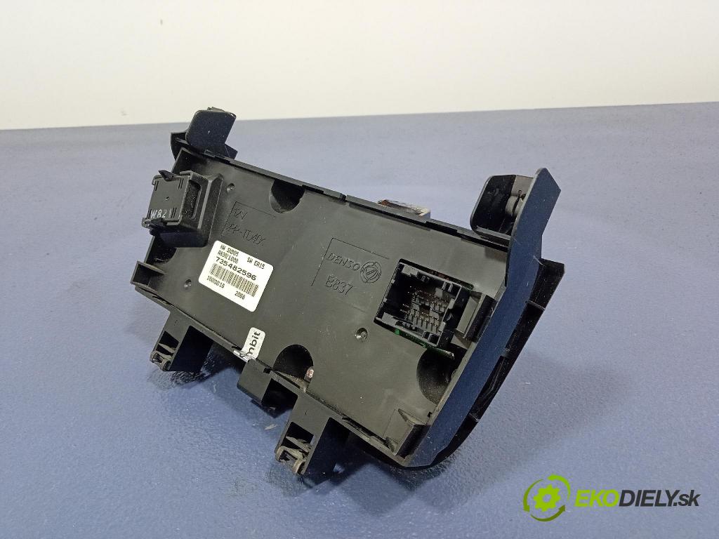 Fiat Punto 2009 prepínač Klimatizácia: Prúd vzduchu: 735482596