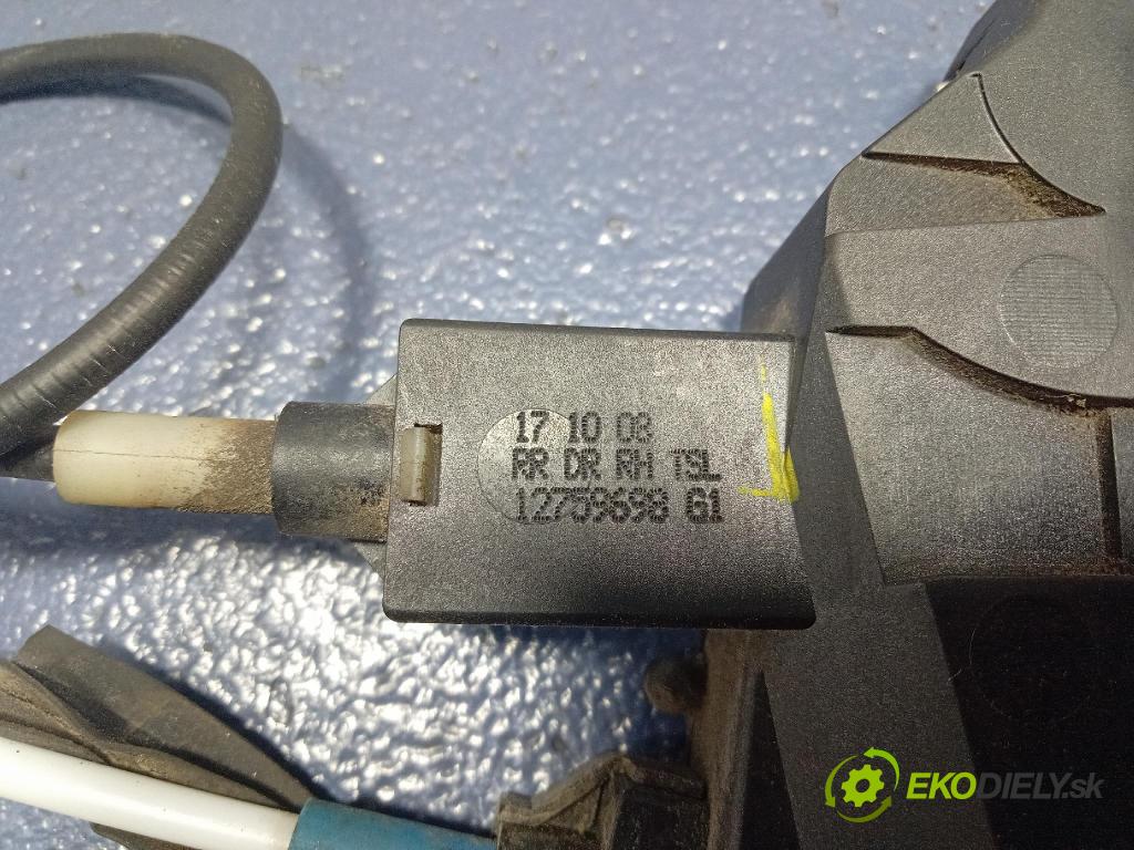 Saab 9-3 2008 zámek dveře Zad: v pravo: 12759698
