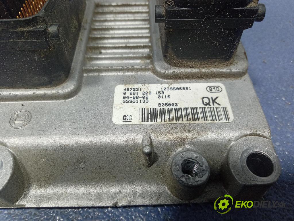 Opel Astra 2005 riadiaca jednotka Motor: 55351133