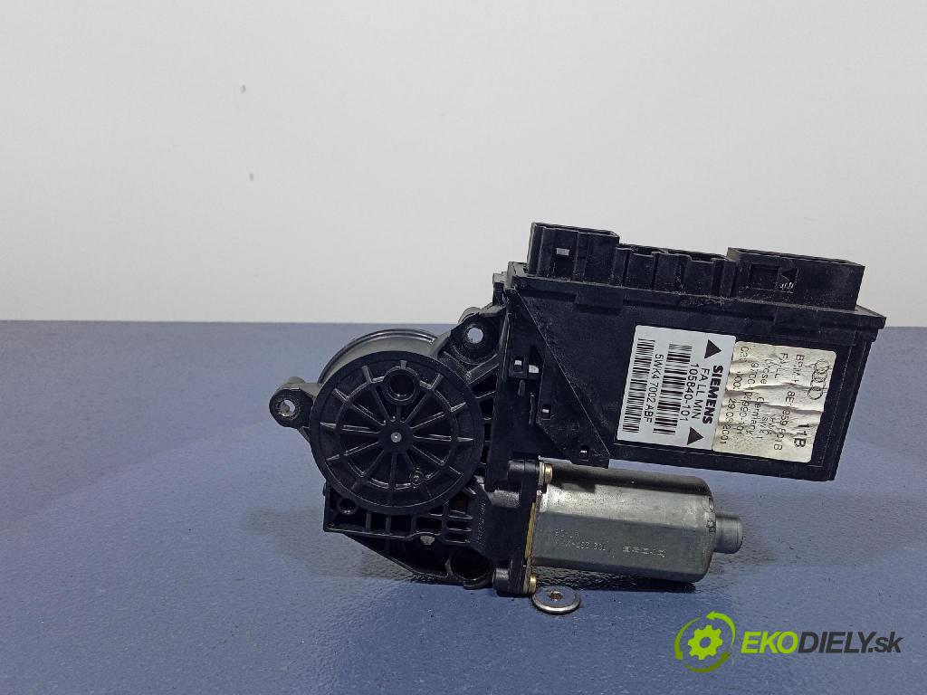 Audi A4 2001 mechanismus stahování Sklenka: před Levý: 8E1959801B