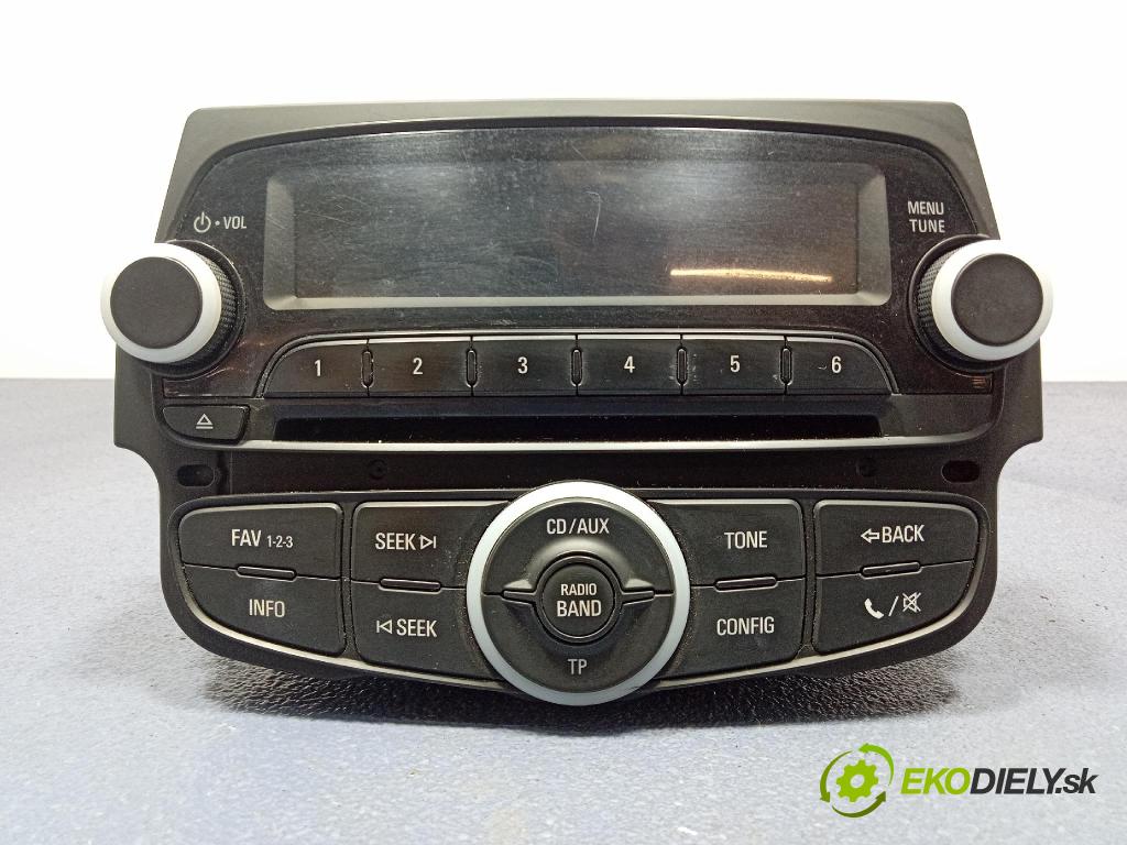 Chevrolet Spark 2013 Radio I Navigácia: 95298824