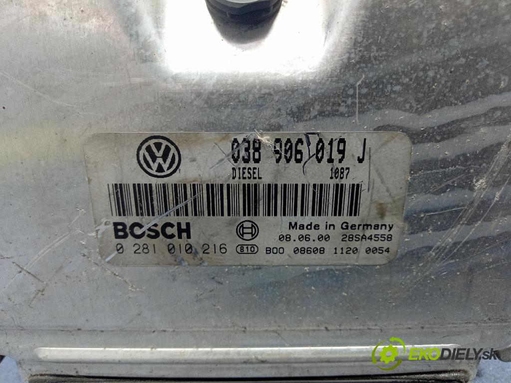 Volkswagen Sharan  1.9 tdi 2000 riadiaca jednotka Motor: 038906019J