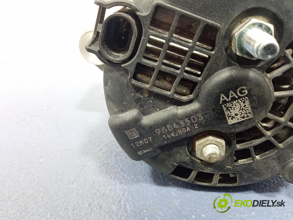Chevrolet Spark 2013 Alternator 96843503