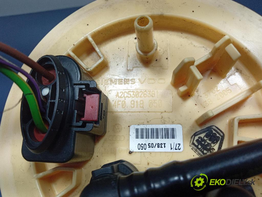 Audi A6 2005 čerpadlo Pohonné hmoty / Systém Měření 4F0919050