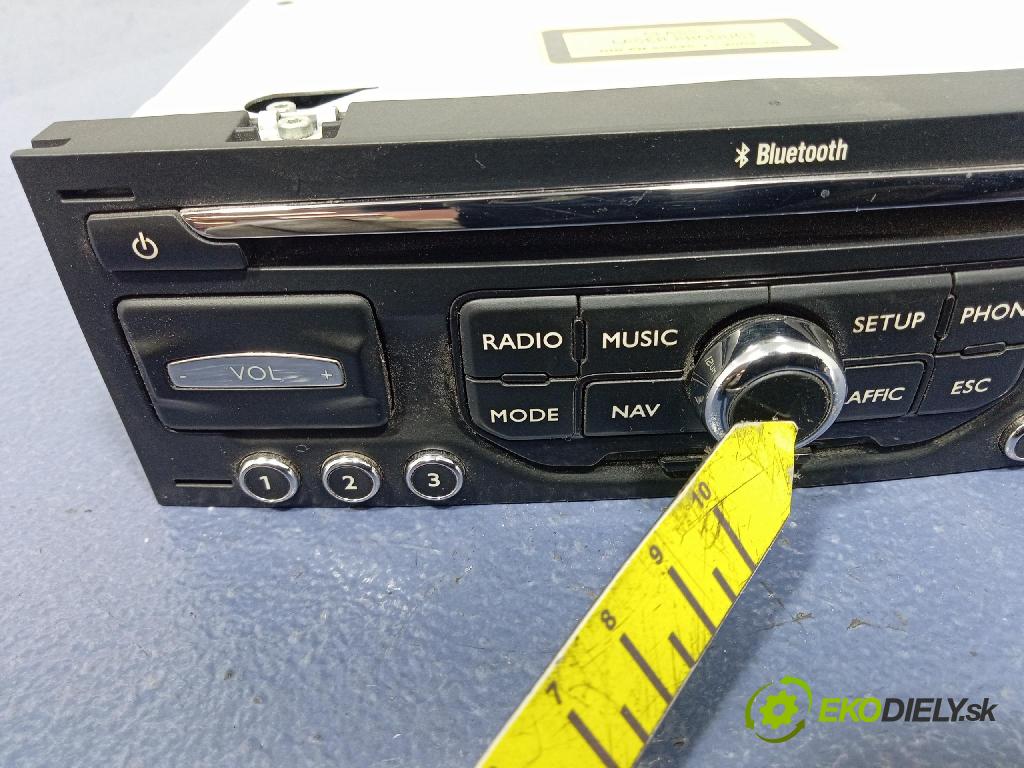 Citroen C4 picasso 2009 Radio I Navigácia: 96661986XT