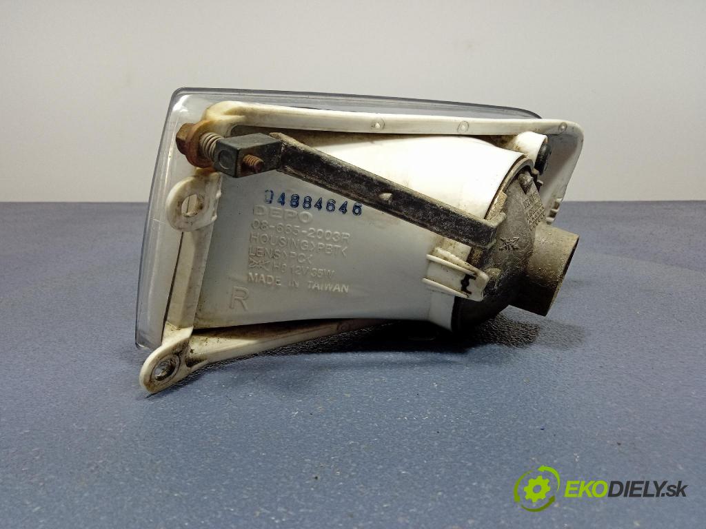 Skoda Octavia 2006 Halogen v pravo: 665-2003R
