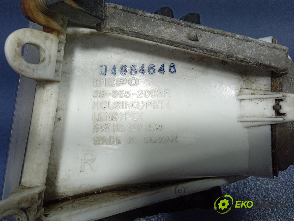Skoda Octavia 2006 Halogen v pravo: 665-2003R