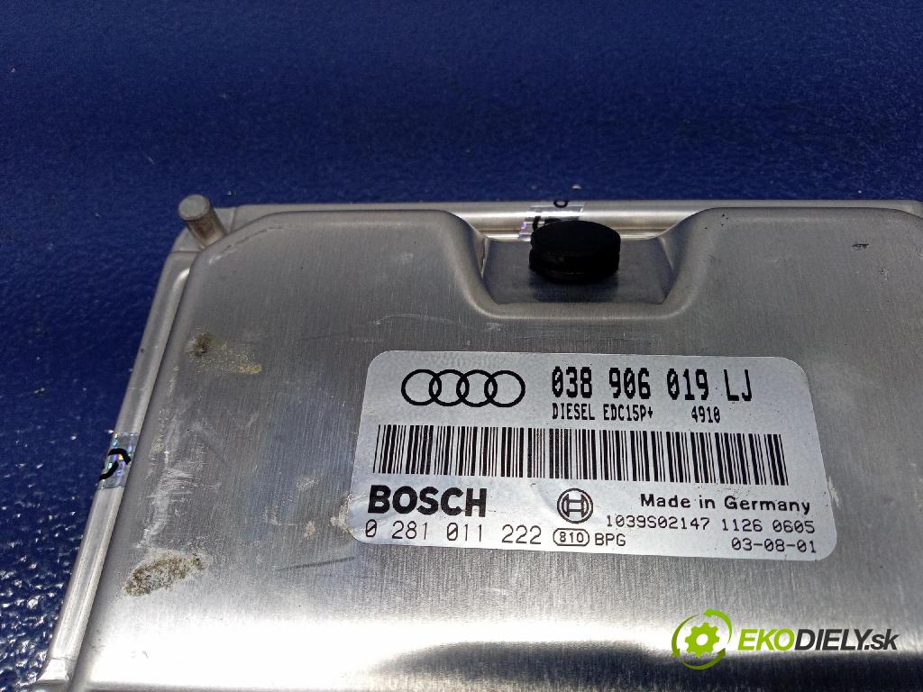 Audi A4 2003 řídící jednotka Motor: 038906019LJ