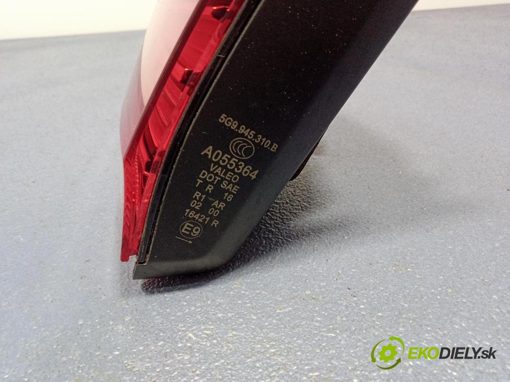 Vw Golf 0 světlo Zad: Práva: Uvnitř 5G9945094H