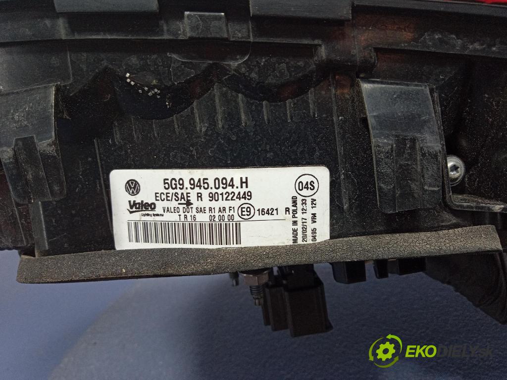 Vw Golf 0 světlo Zad: Práva: Uvnitř 5G9945094H