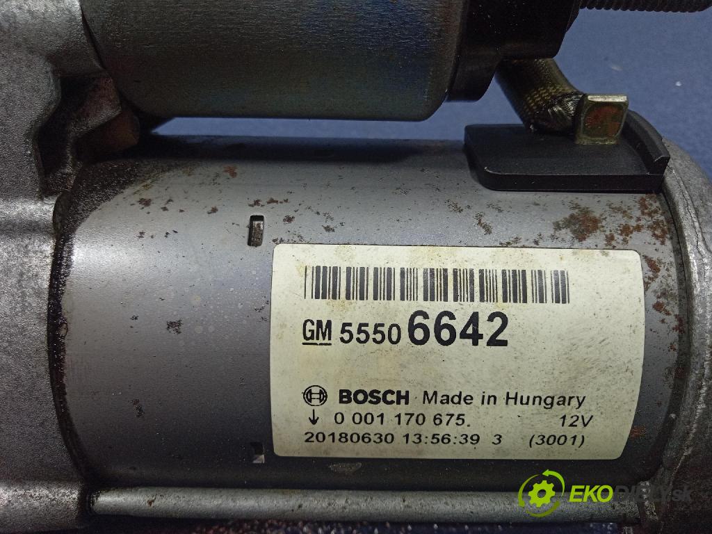 Opel Astra 2018 štartér 55506642