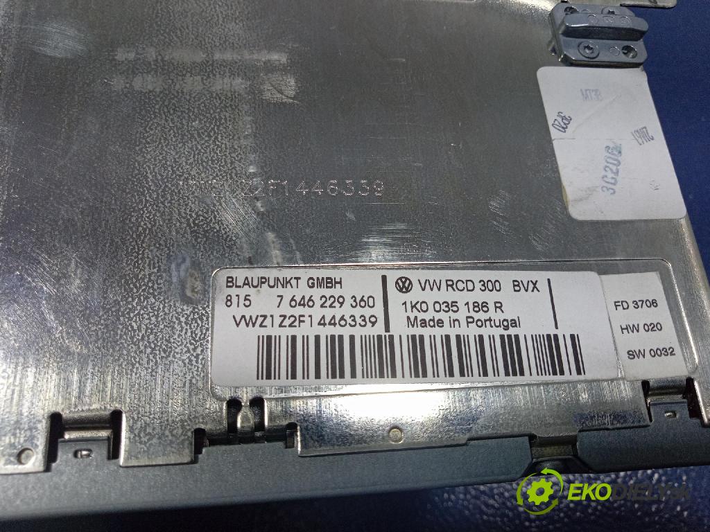 Volkswagen Golf 2006 Radio I Navigácia: 1K0035186R