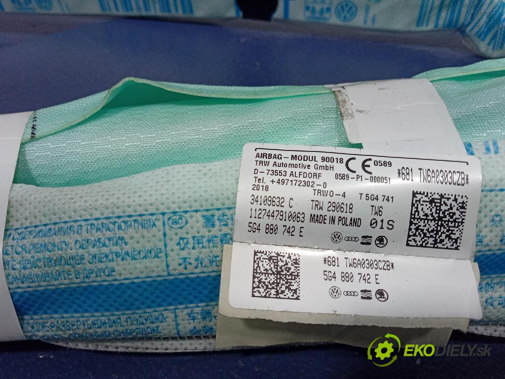Vw Golf 2018 Airbag: clona x 5G4880742E