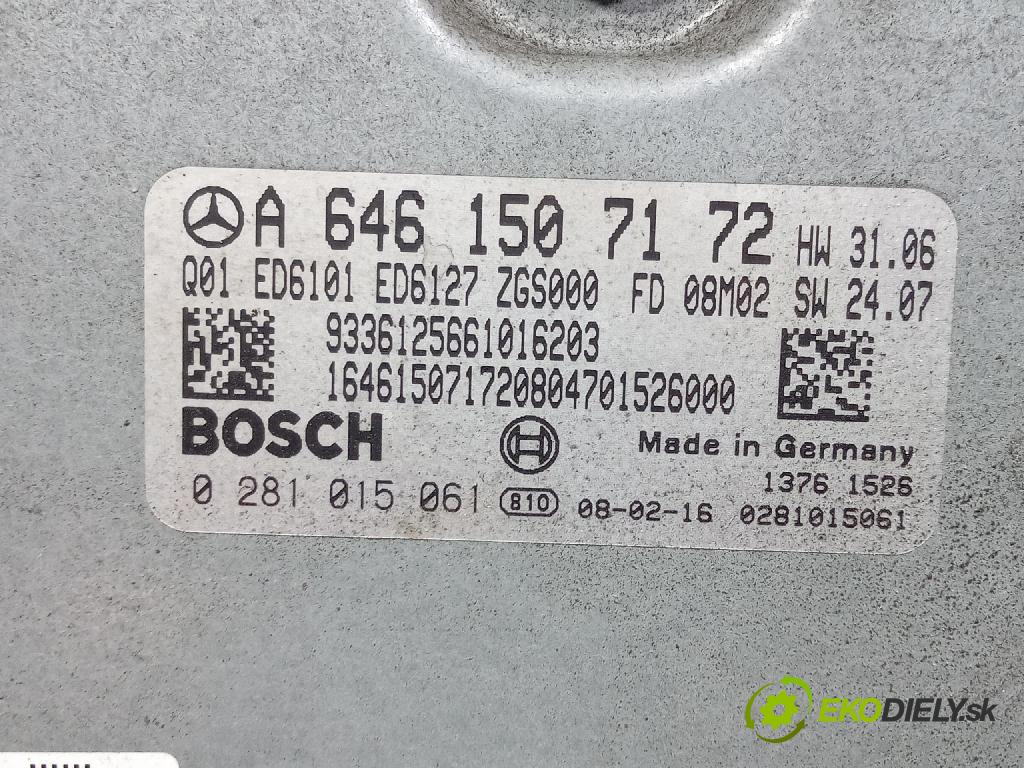 Mercedes-benz Vito 111 cdi 2008 riadiaca jednotka Motor: A6461507172