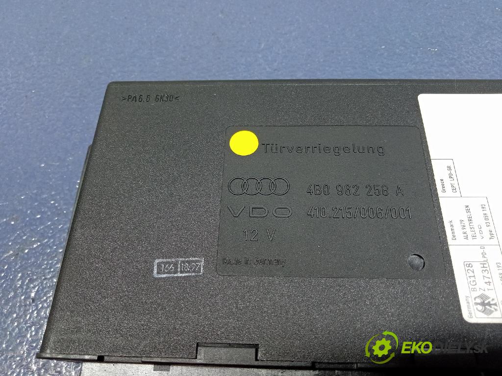 Audi A6 1998 řídící jednotka Komfortu 4B0962258A