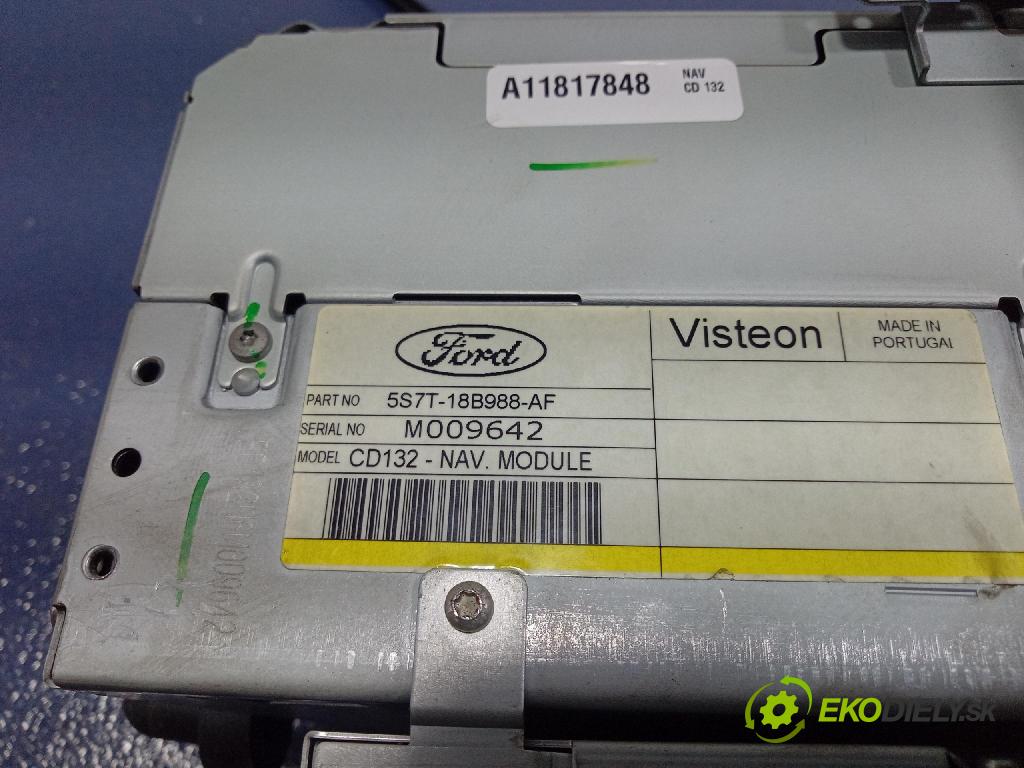 Ford Mondeo 2006 Radio I Navigácia: VP7S7F-18C821-EA