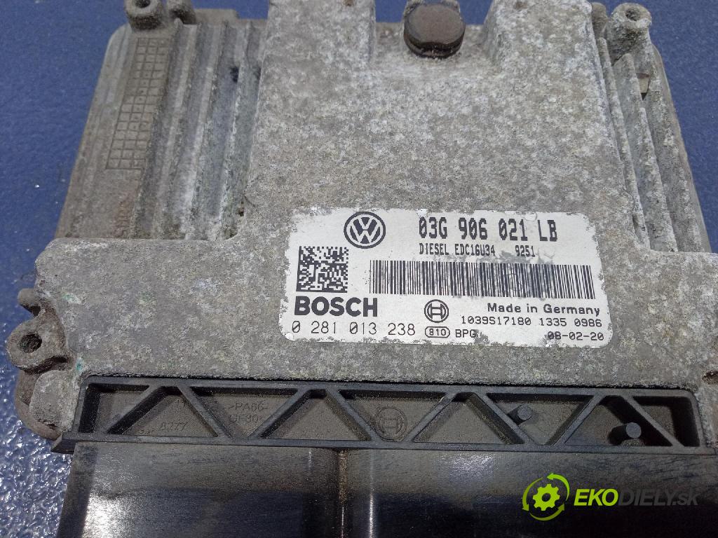 Skoda Octavia 2008 riadiaca jednotka Motor: 03G906021LB