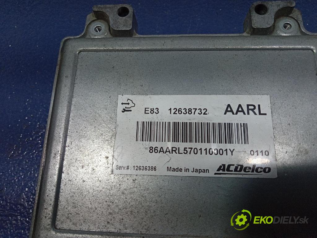 Opel Meriva 2010 riadiaca jednotka Motor: 12638732