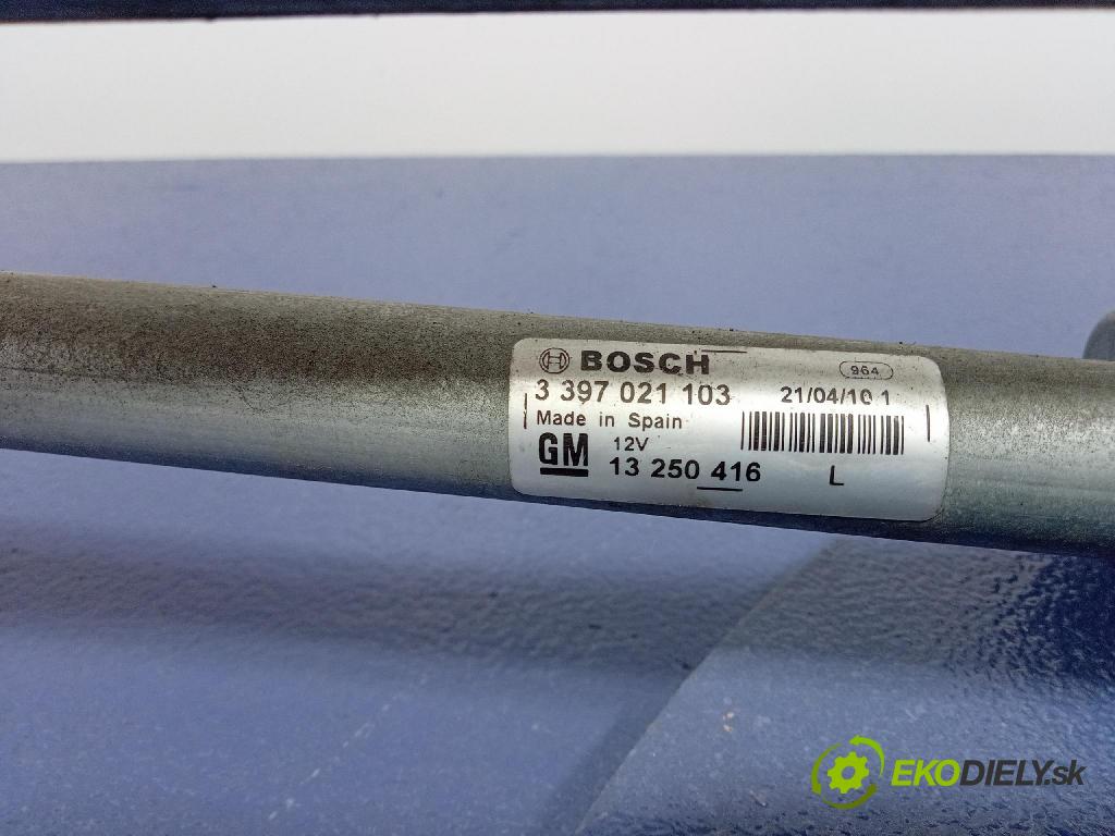 Opel Meriva 2010 mechanismus motorek Stěrače: před 13250416