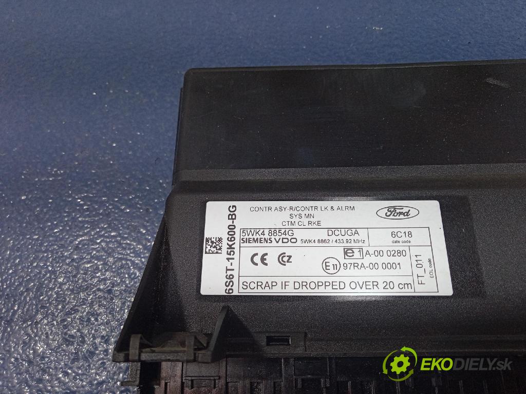 Ford Fiesta 2006 riadiaca jednotka Motor: 6S61-12A650-PC