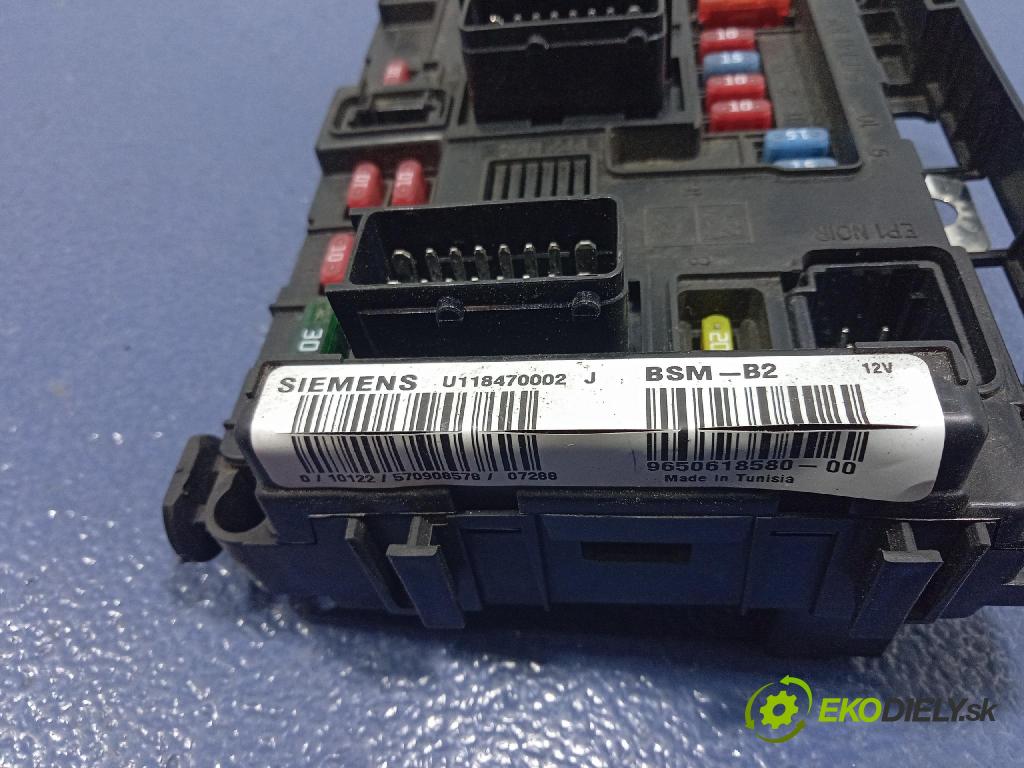 Citroen Berlingo 0 skříňka Pojistky 9650618580