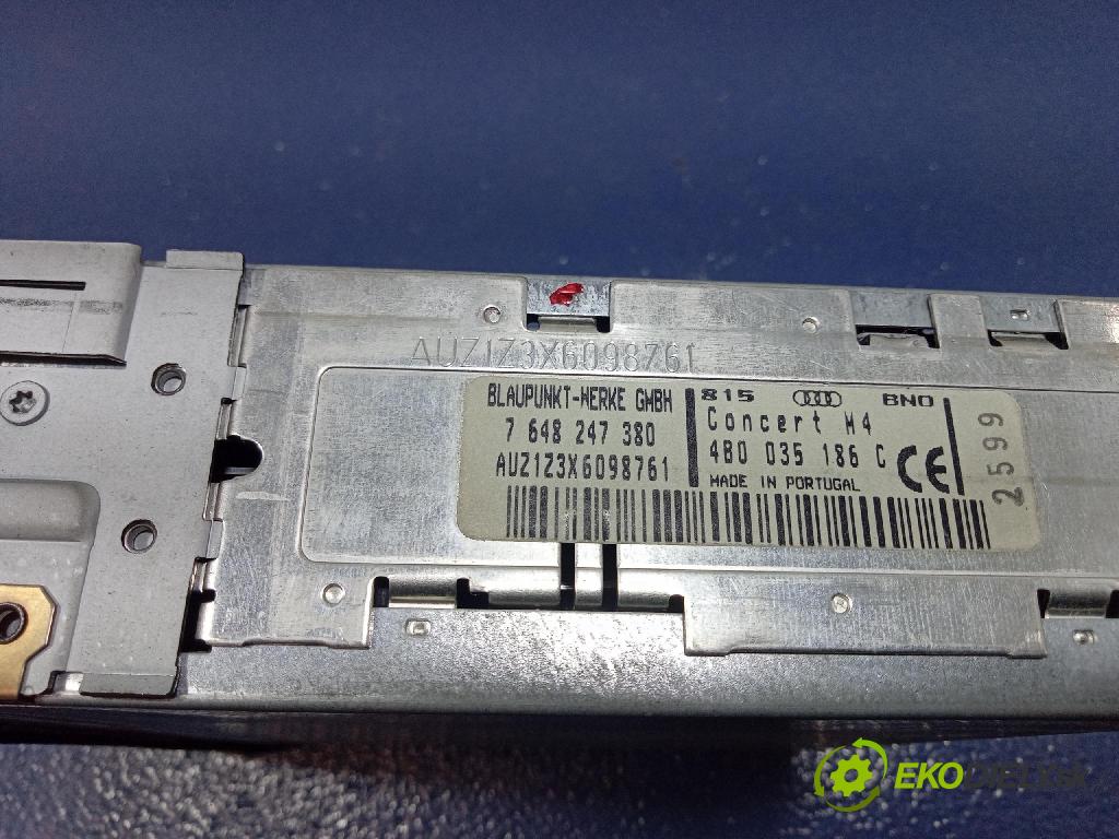 Audi A6 1999 Radio I Navigácia: 4B0035186C