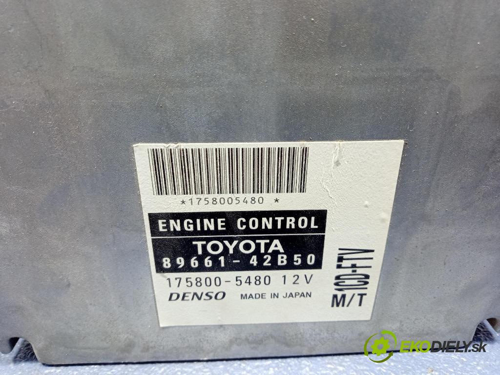 Toyota Rav4 2002 riadiaca jednotka Motor: 89661-42B50