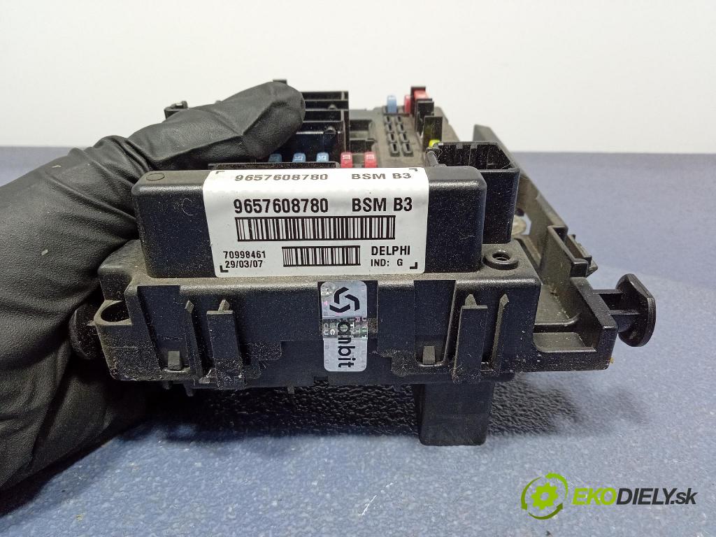 Peugeot 206 2007 skříňka Pojistky 9657608780