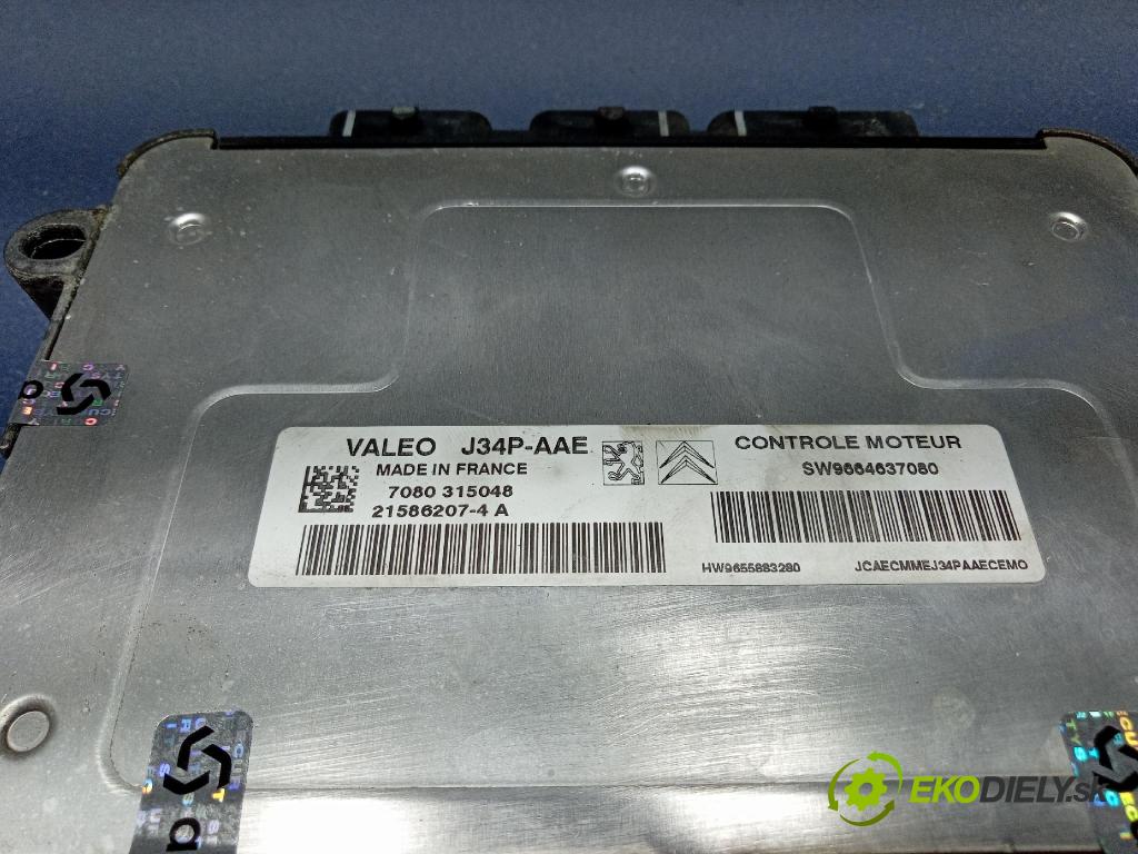 Peugeot 206 2007 riadiaca jednotka Motor: 9664637080