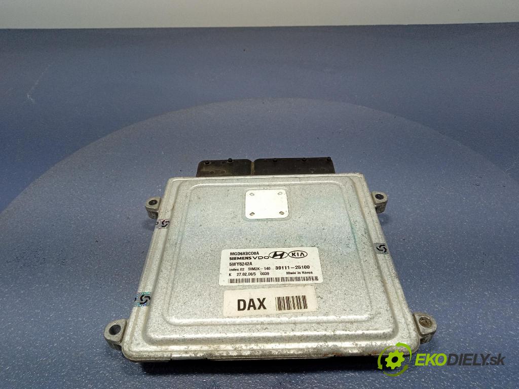 Kia Magentis 2006 riadiaca jednotka Motor: 39111-25100
