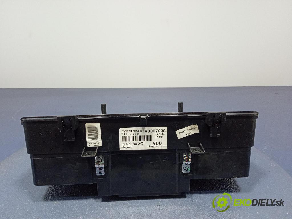 Vw Caddy 2005 prístrojovka/ budíky 2K0920842C