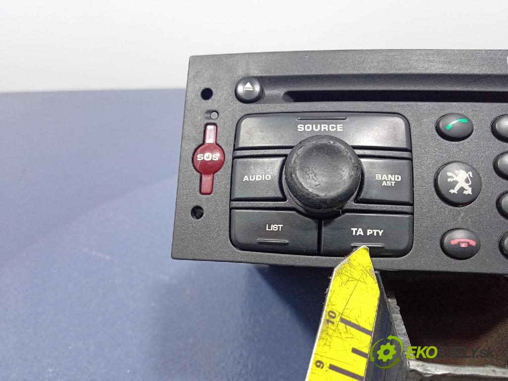 Peugeot 807 2007 Radio I Navigácia: 14009787XT