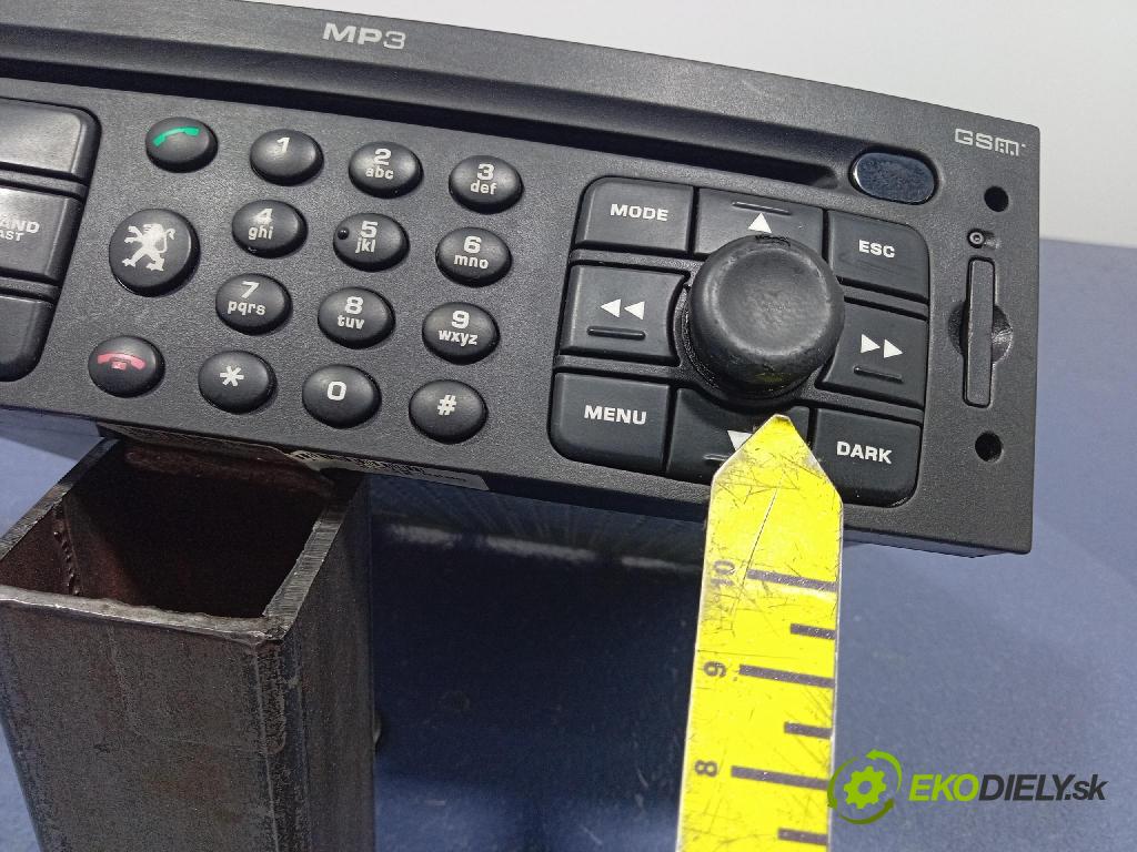 Peugeot 807 2007 Radio I Navigácia: 14009787XT