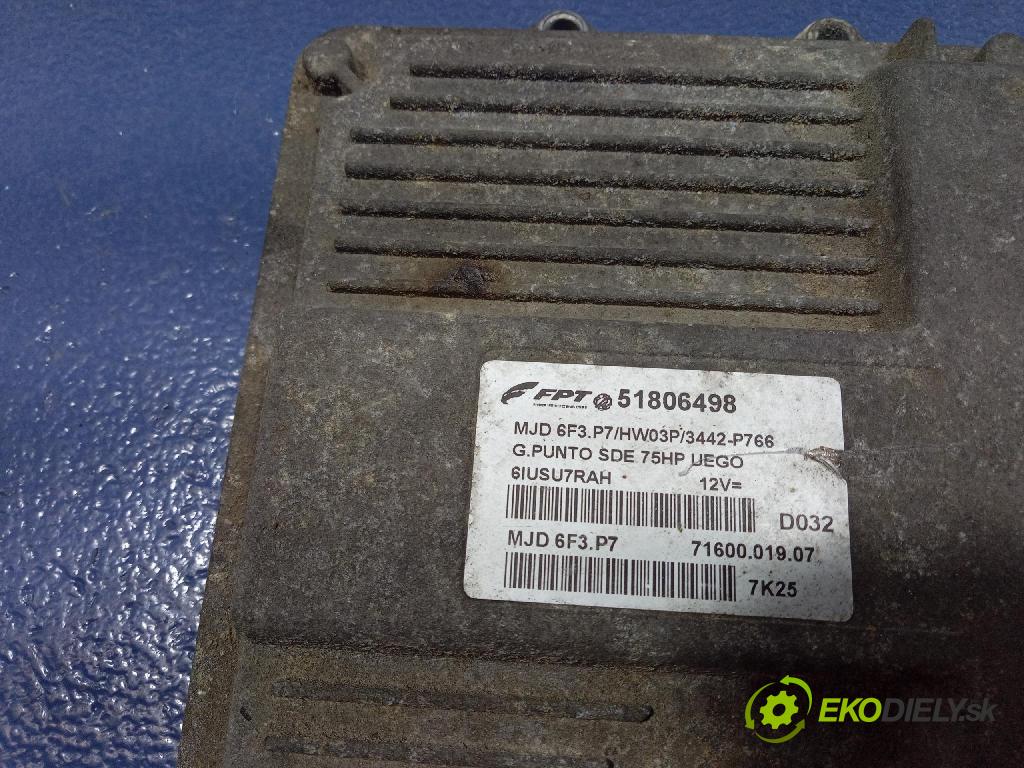 Fiat Grande punto 2008 riadiaca jednotka Motor: 51806498