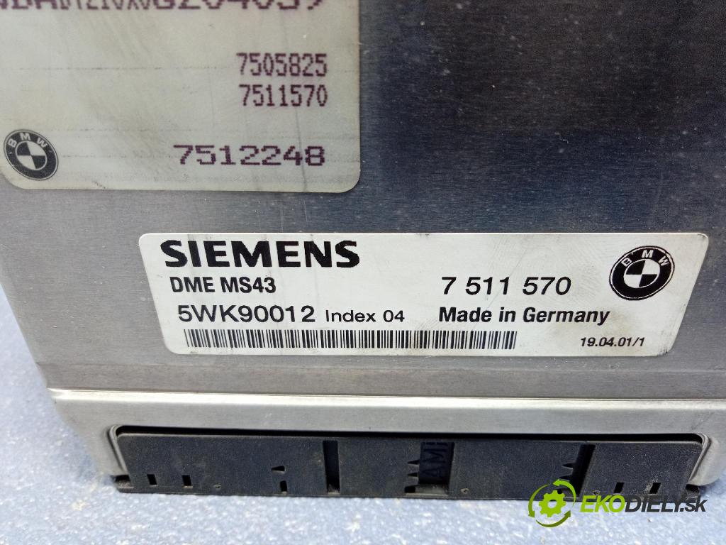 Bmw Seria 5 2001 riadiaca jednotka Motor: 7511570
